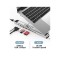 Stand laptop 9in1 si HUB USB type C docking station reglabil aluminiu Choetech HUB-M43-SL-V1