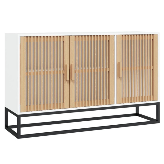 Dulap, alb, 105x30x65 cm, lemn prelucrat