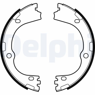 DELPHI LS2166 Set saboti frana, frana de mana foto