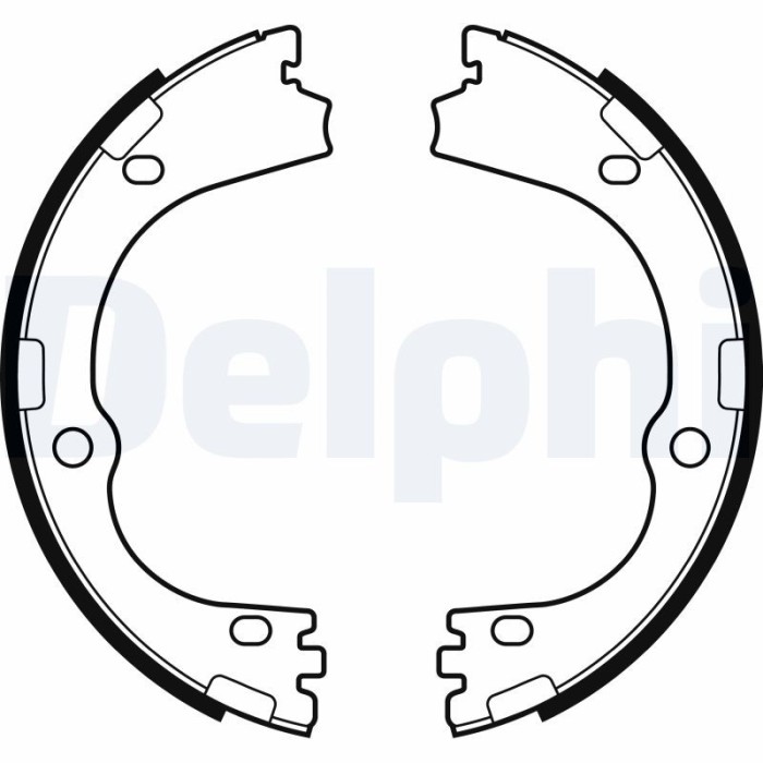 DELPHI LS2166 Set saboti frana, frana de mana
