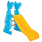 Tobogan Copii Pilsan Dino Slide, 123 cm, Galben/Albastru, Exterior/Interior, +1 An, Max 50kg