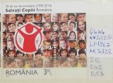 2010 20 de ani de Activitate Organizatia Salvati Copii LP1867 MNH, Sport, Nestampilat