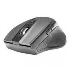 Mouse Optic Media-Tech OFFICE ERGO, 5 Butoane, Scroll, 800/1200/1600 dpi, Wireless, Receptor Nano foto