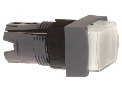 Comutator Apăsare 16mm Alb foto