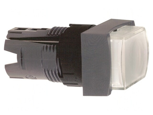 Comutator Apăsare 16mm Alb