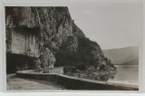 ORSOVA , SOSEA PE MALUL DUNARII , FOTOGRAFIE FORMAT CARTE POSTALA , INTERBELICA