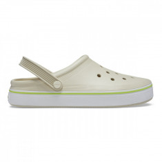 Saboți Crocs Crocband Off Court Clog Bej - Bone