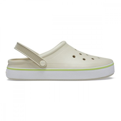 Saboți Crocs Crocband Off Court Clog Bej - Bone foto