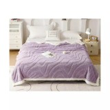 Cumpara ieftin Patura Cocolino cu Blanita, Lila cu Dungi - SIPR-Pd05