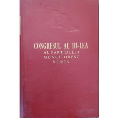 Congresul Al Iii-lea Al Partidului Muncitoresc Romin - Colectiv , E917