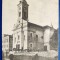 Bucovina 1927 Cernauti Czernowitz Biserica catolica, printata, foarte animata, circulata catre Suceava, timbre intacte, stampila liniara CUCIURUL MARE