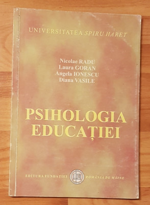 Psihologia educatiei de Nicolae Radu, Laura Goran foto