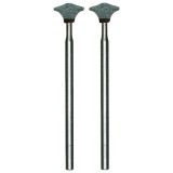 Proxxon 28272 - Set biaxuri din carbura de siliciu 8 mm tija 2.35 mm 2 bucati
