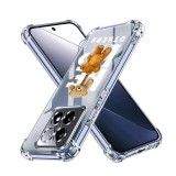 Husa antisoc pentru xiaomi 14t, airbag pro, clear, help others
