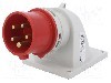 Conector alimentare AC, IEC 60309, IP44, 16A, 400V AC, 5 pini, PCE - 77715-6