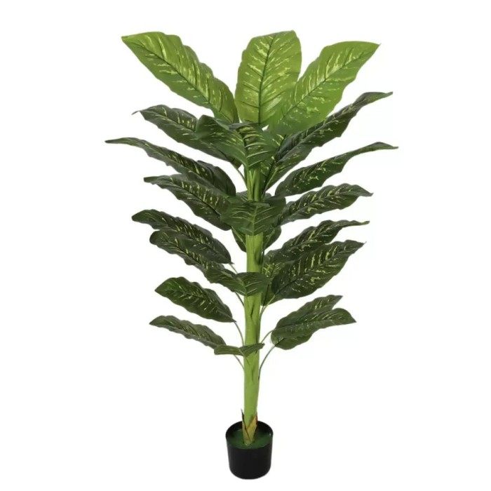 Planta Artificiala 24 Frunze fara Ghiveci 160cm Verde ModernLight Concept