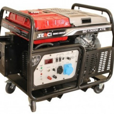 Generator monofazat 12kW cu automatizare Senci SC-13000 EVO ATS