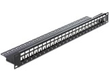 19 KEYSTONE PATCHPANEL 24 PORT SCHWARZ 43277 DELOCK