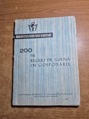 200 de reguli de igiena in gospodarie - din anul 1966 foto
