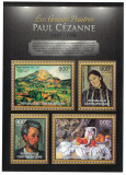 AFRICA CENTRALA 2013 - Picturi, Paul Cezanne /set complet - colita+bloc MNH, Nestampilat