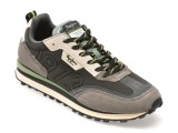 Pantofi sport PEPE JEANS negri, MS60003, din material textil