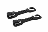 Cumpara ieftin Set 2 suporturi auto negre pentru tetiera, carlige universale