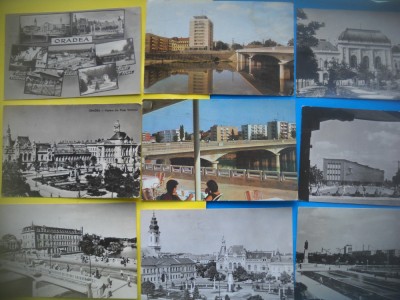 HOPCT LOT NR 65 - ORADEA JUD BIHOR -9 CARTI POSTALE-RPR-CIRCULATE foto