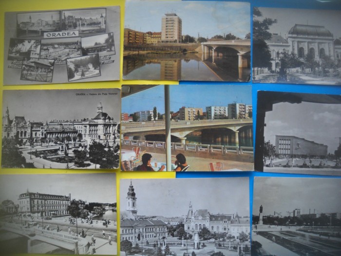 HOPCT LOT NR 65 - ORADEA JUD BIHOR -9 CARTI POSTALE-RPR-CIRCULATE