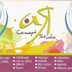 Romania, AR Concept Studio, calendar de buzunar, 2010