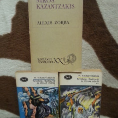 ALEXIS ZORBA/HRISTOS RASTIGNIT A DOUA OARA-NIKOS KAZANTZAKIS (3 VOL)