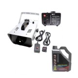 Set Masina de Fum Profesionala 1500W IdeallStore&reg; + Lichid Fum 4.5L, Telecomanda Wireless, Jet 7m