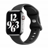 Curea Ceas Apple Watch 1 2 3 4 5 6 7 SE (42 mm 44 mm 45 mm) Negru W031