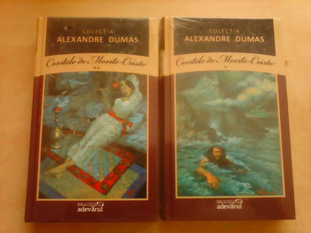 Contele de Monte-Cristo - AL. DUMAS , vol 1 si 2 , carti in tipla , noi |  arhiva Okazii.ro
