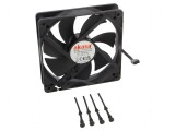 Ventilator DC axial 120x120x25mm 32dBA 12VDC