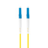 Cablu retea fibra optica cu lungime 1 m si conectori LC UPC-LC UPC, Lanberg Z43310, SM, SIMPLEX 3.0MM G657A1 LSZH, galben