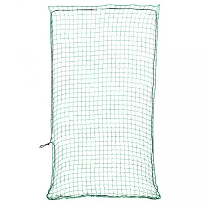 vidaXL Plasă de remorcă cu funie elastică, verde, 2,7x1,5 m, PP foto