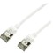 Patch cord U/FTP Cat6a alb TPE