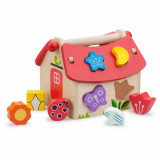 Casuta Shape Sorter cu forme, New Classic Toys