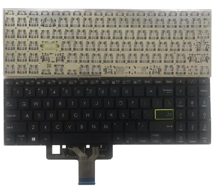 Tastatura Laptop, Asus, VivoBook 15 X521, X521IA, X521FA, X521FL, X521EA, X521EQ, X521UA, X521IA, X521JQ, cu iluminare, layout US