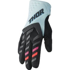 MBS Manusi dama motocross Thor Spectrum, negru/albastru-deschis, L, Cod Produs: 33310236PE