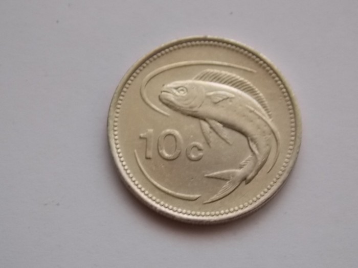 10 CENTS 1986 MALTA