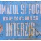 NI531 Fumatul și focul deschis interzis, tablă vopsită, perioada comunistă