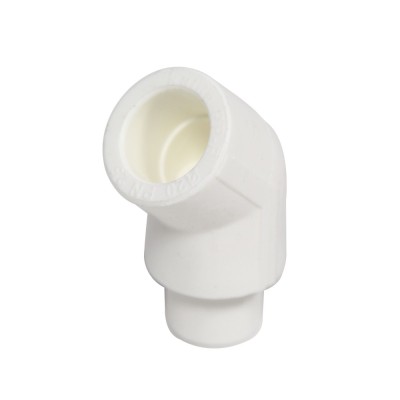 Cot PPR, redus, 25 x 25 mm, alb, 45 grade foto