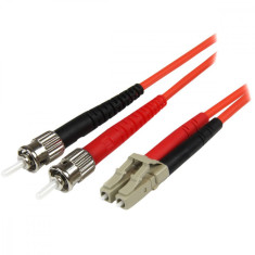 Cablu fibra optica StarTech LC - ST 5m Orange foto