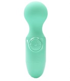 Vibrator Wand Multispeed Little Cute Mini Stick, Silicon, Verde