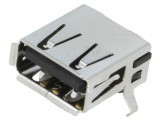 Soclu USB A THT 90&deg; pentru PCB