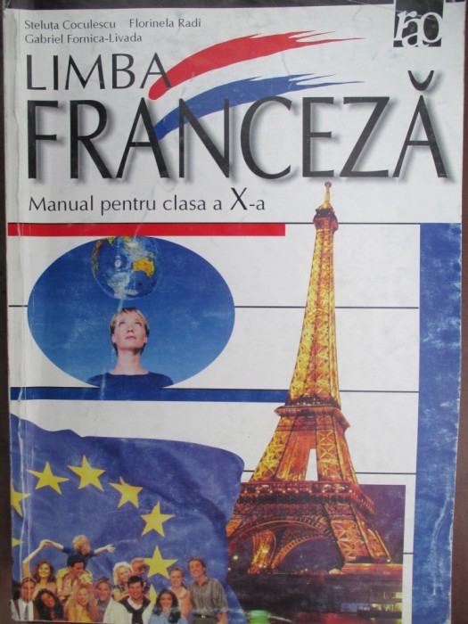 Limba franceza. Manual clasa a 10-a