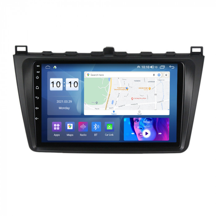 Navigatie Dedicata Mazda 3 (2009-2013) , Android, 9Inch, 8Gb Ram, 128Gb Stocare, Bluetooth, WiFi, Waze