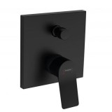 ORNAMENT BATERIE INCASTRATA CADA VIVENIS, NEGRU MAT, Hansgrohe