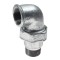 Cot cu racord olandez 97, fonta zincata, FI - FE, 1/2&quot;